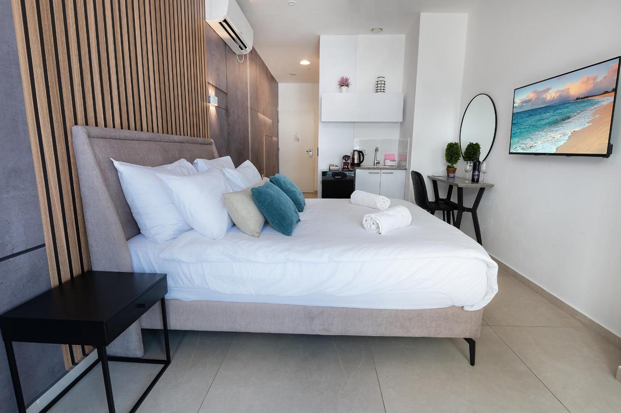 بات يام Hi-Yam Seaview Apartments & Suites - יש ממ"ד الغرفة الصورة