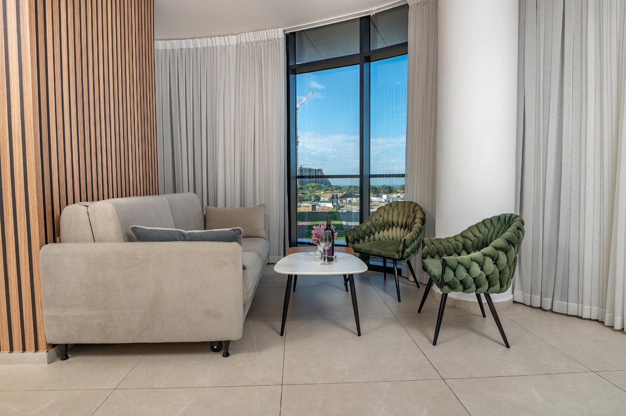 بات يام Hi-Yam Seaview Apartments & Suites - יש ממ"ד الغرفة الصورة